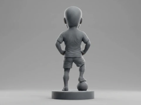 Fabio Cannavaro Footballer Figurine 3D Print Model