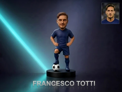 Francesco Totti Footballer Figurine 3D 프린트 모델