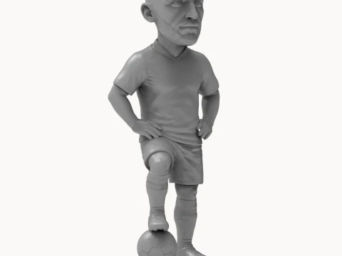 Hakim Ziyech 3D Printable Figurine 3D Print Model