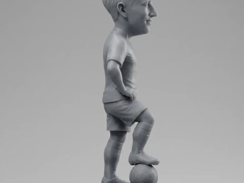 Robert Lewandowski 3D Printable Figurine 3D Print Model