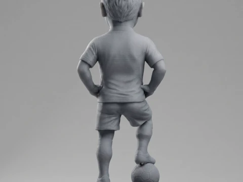 Robert Lewandowski 3D Printable Figurine 3D Print Model