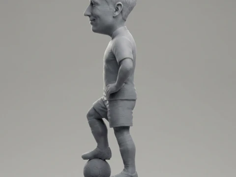 Robert Lewandowski 3D Printable Figurine 3D Print Model