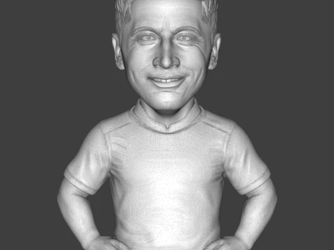 Robert Lewandowski 3D Printable Figurine 3D Print Model