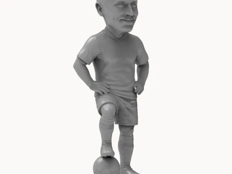 Robert Lewandowski 3D Printable Figurine 3D Print Model