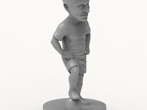 Robert Lewandowski 3D Printable Figurine 3D Print Model