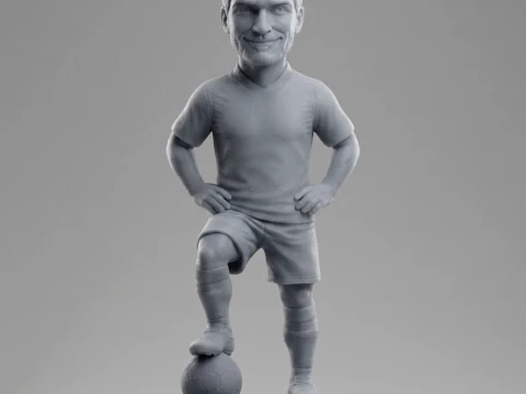 Mats Hummels 3D Printable Figurine 3D Print Model