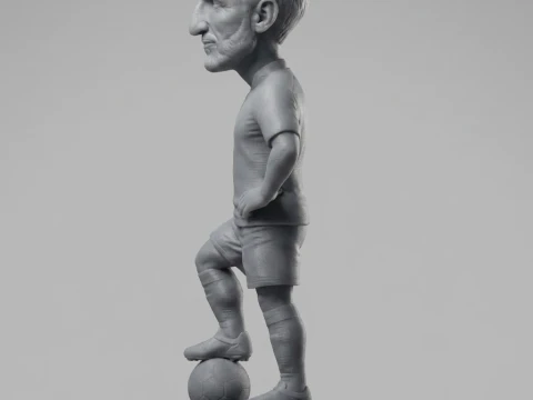 Giorgio Chiellini 3D Printable Figurine 3D Print Model