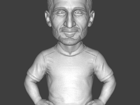Giorgio Chiellini 3D Printable Figurine 3D Print Model