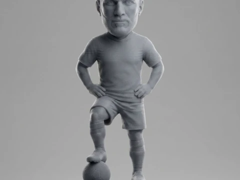 Karim Benzema 3D Printable Figurine 3D Print Model