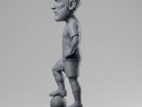Karim Benzema 3D Printable Figurine 3D Print Model
