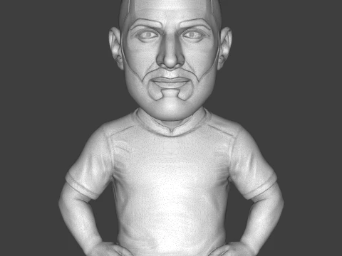 Karim Benzema 3D Printable Figurine 3D Print Model