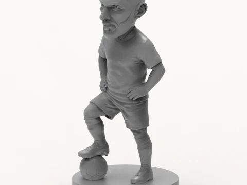 Karim Benzema 3D Printable Figurine 3D Print Model