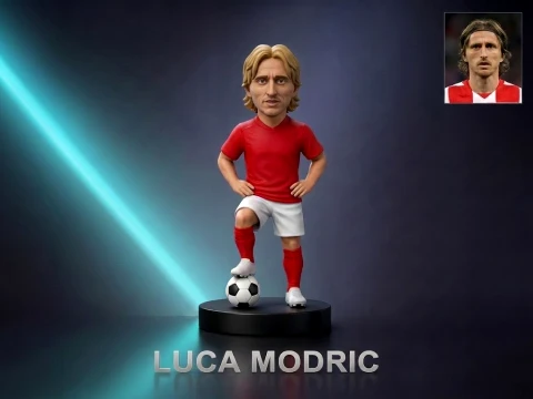 Luka Modri 3D Printable Figurine 3D Print Model