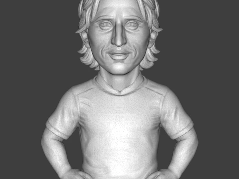 Luka Modri 3D Printable Figurine 3D Print Model