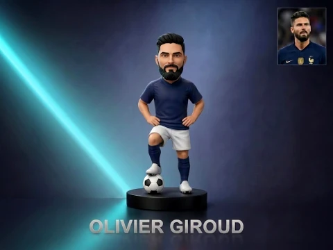 Olivier Giroud 3D Printable Figurine 3Dプリントモデル