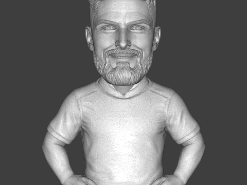 Olivier Giroud 3D Printable Figurine 3D Print Model