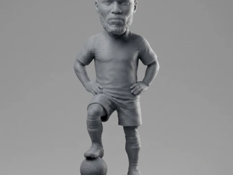 Romelu Lukaku 3D Printable Figurine 3D Print Model