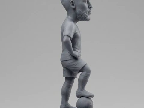 Romelu Lukaku 3D Printable Figurine 3D Print Model