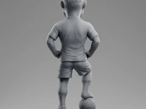 Romelu Lukaku 3D Printable Figurine 3D Print Model