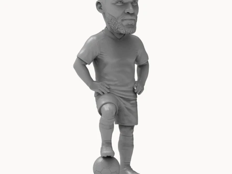 Romelu Lukaku 3D Printable Figurine 3D Print Model