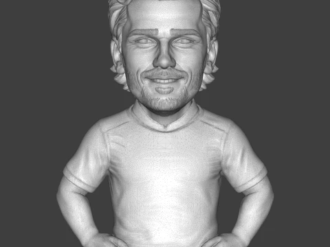 Antoine Griezmann 3D Printable Figurine 3D Print Model