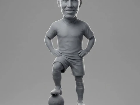 Pierre-Emerick Aubameyang 3D Printable Figurine 3D Print Model