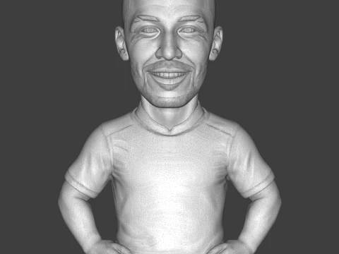 Pierre-Emerick Aubameyang 3D Printable Figurine 3D Print Model