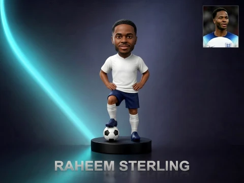 Raheem Sterling 3D Printable Figurine 3D Print Model
