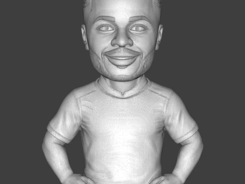 Raheem Sterling 3D Printable Figurine 3D Print Model