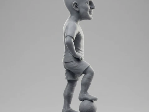 Riyad Mahrez 3D Printable Figurine 3D Print Model