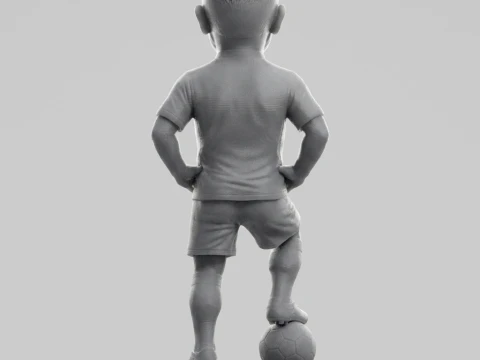 Riyad Mahrez 3D Printable Figurine 3D Print Model