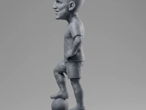 Riyad Mahrez 3D Printable Figurine 3D Print Model