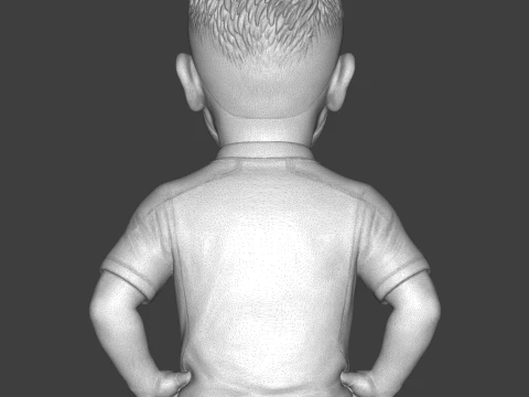 Riyad Mahrez 3D Printable Figurine 3D Print Model