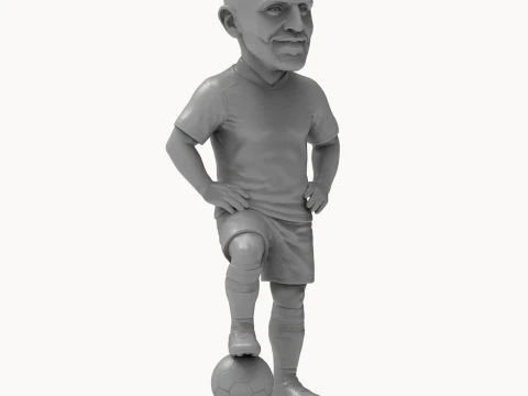 Riyad Mahrez 3D Printable Figurine 3D Print Model