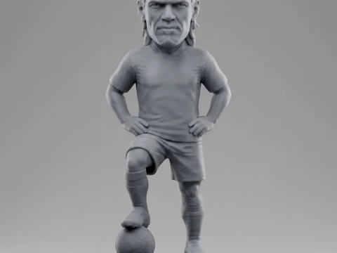 Edinson Cavani 3D Printable Figurine 3D Print Model