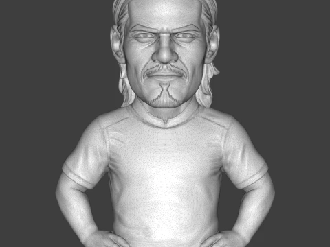 Edinson Cavani 3D Printable Figurine 3D Print Model