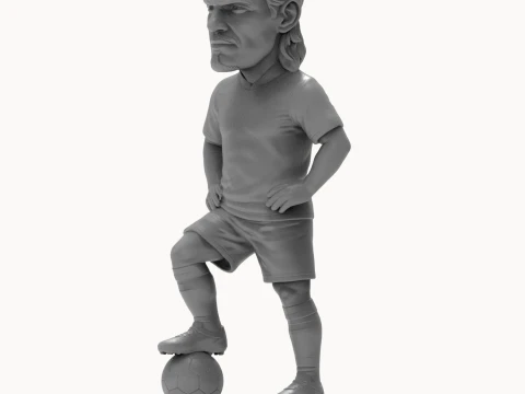 Edinson Cavani 3D Printable Figurine 3D Print Model