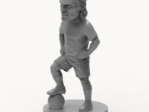Edinson Cavani 3D Printable Figurine 3D Print Model