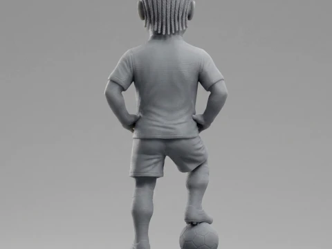 Didier Drogba 3D Printable Figurine 3D Print Model