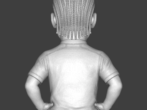 Didier Drogba 3D Printable Figurine 3D Print Model