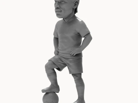 Didier Drogba 3D Printable Figurine 3D Print Model