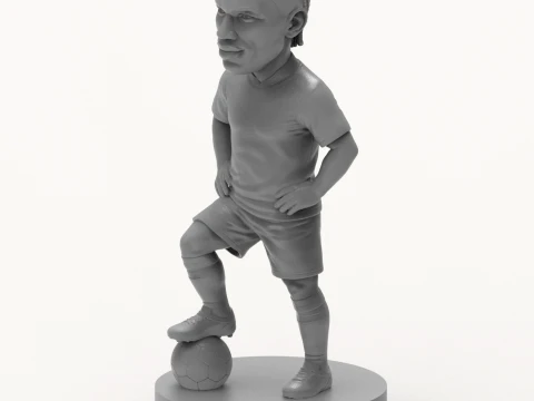 Didier Drogba 3D Printable Figurine 3D Print Model