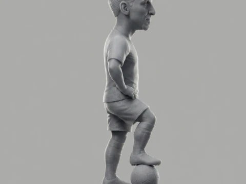 Zlatan Ibrahimovi 3D Printable Figurine 3D Print Model