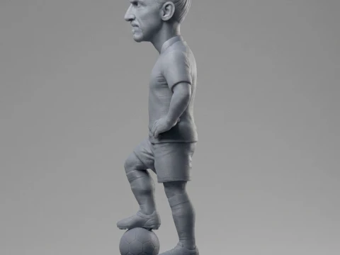 Zlatan Ibrahimovi 3D Printable Figurine 3D Print Model