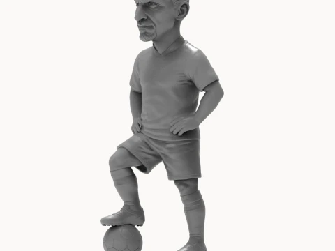 Zlatan Ibrahimovi 3D Printable Figurine 3D Print Model
