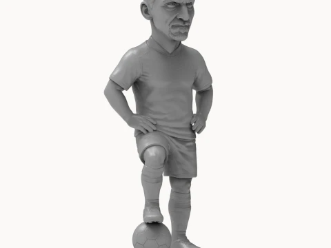Zlatan Ibrahimovi 3D Printable Figurine 3D Print Model