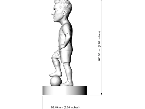 Mesut zil 3D Printable Figurine 3D Print Model
