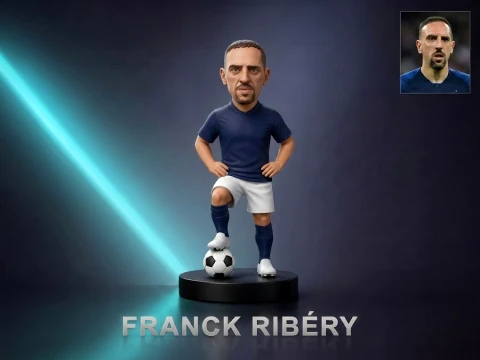 Franck Ribry 3D Printable Figurine 3D Print Model