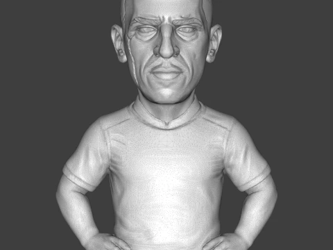 Franck Ribry 3D Printable Figurine 3D Print Model