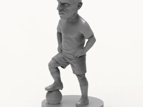 Franck Ribry 3D Printable Figurine 3D Print Model